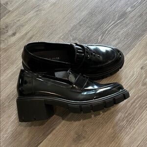 Sincerely Jules Glossy Black Loafers